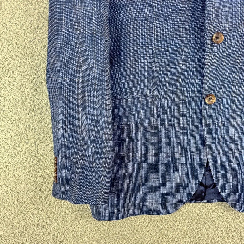 Cremieux Blazer Mens 40 Regular Blue Loro Piana Wool‎ Andrew SPJ Made In Canada